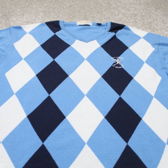 Vintage Auchterlonies Golf Sweater Adult XL Old Course St. Andrews Embroidered - Picture 5 of 13